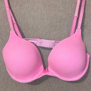 pink VS push up bra